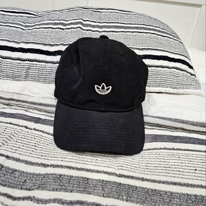 Adidas Black Trefoil Logo Hat